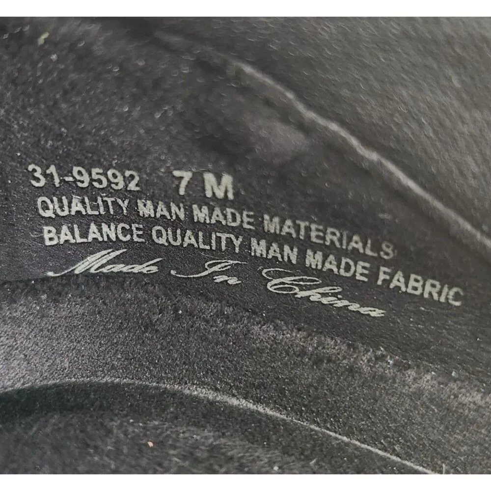 Easy Street Inga Mary Jane Loafers Womens Size 7 M Black Slip On Comfort Shoes